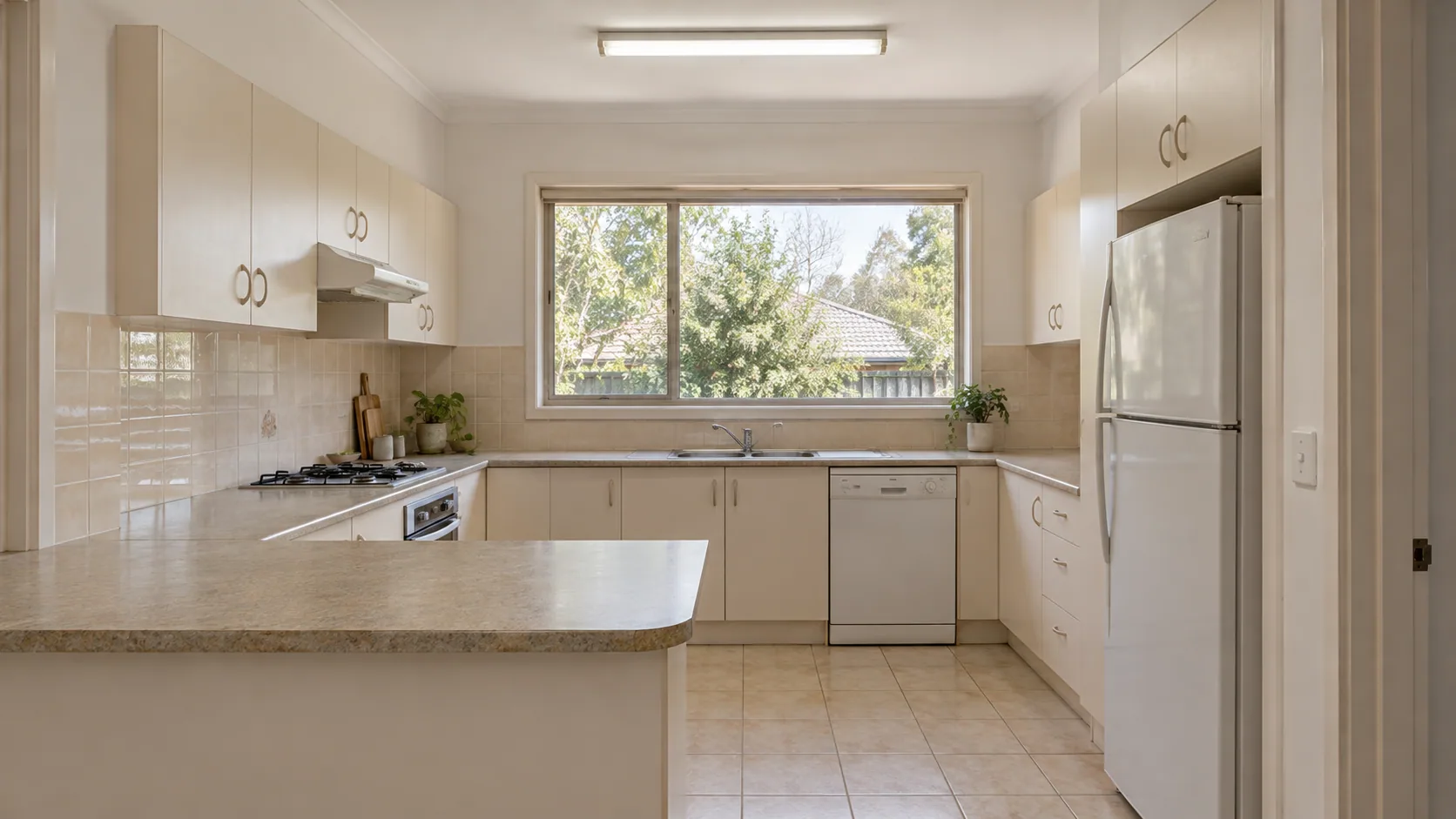 AI-generated dated kitchen reference
